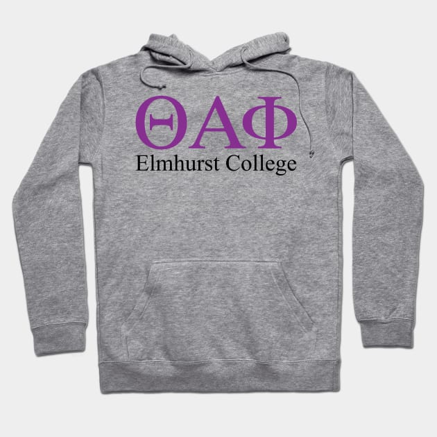 elmhurst college Theta Alpha Phi Hoodie by upcs